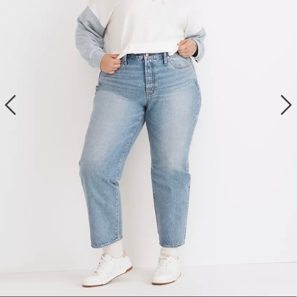 Madewell plus curvy perfect vintage jeans